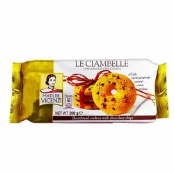 کوکی سنتی ایتالیایی ویچنزی حاوی چیپس شکلاتی (VICENZI) 200گرمی
