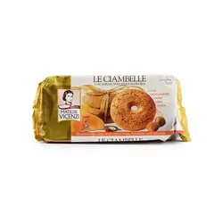 کوکی ویچنزی با طعم میوه های خانواده ی مرکبات،فندق و بادام (VICENZI) 200گرمی