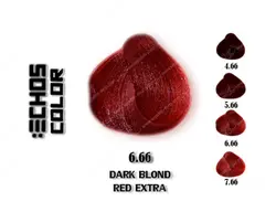 رنگ مو اچ اس لاین بلوند قرمز تند تیره 6.66