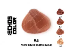 رنگ مو اچ اس لاین طلایی خیلی روشن 9.3