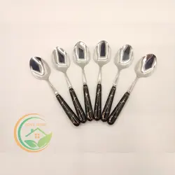 قاشق و چنگال طرح ماربل 12 پارچه