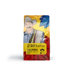 دانه قهوه اسپشالیتی کلمبیا - Colombia , Huila بسته 250 گرمی - خرید قهوه کلمبیا