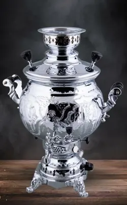سماور گازی کد fa821 - دکوری-برنز-مجسمه برنز