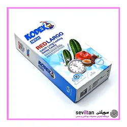 خرید کاندوم حجم دهنده کدکس مدل رد لارگو Red Largo بسته 12 عددی - فروشگاه سویلتن