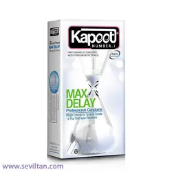 خرید کاندوم کاپوت مدل تاخیری قوی Max Delay بسته 12 عددی - فروشگاه سویلتن