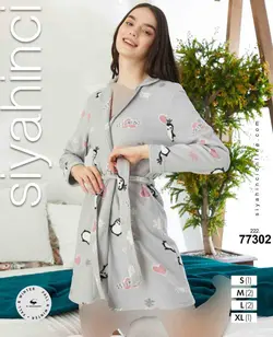 تن پوش حوله ای زنانه طرح پنگوئن