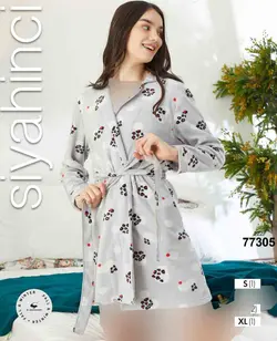 تن پوش حوله ای زنانه طرح گل