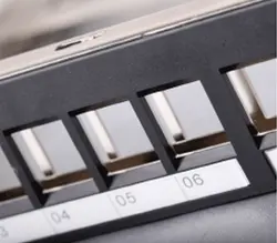 پچ پنل ارزان | پچ پنل 24 پورت (CAT-6A Shielded (Unloaded مدل UC-PNL6A-S-24