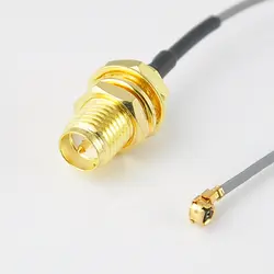 کابل مبدل Pigtail UFL to SMA-female - شبکه کاران | بانک تجهیزات شبکه و وایرلس