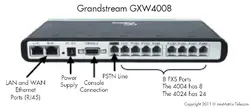 گیت وی ویپ 8 پورت FXS گرنداستریمGrandstream GXW4008