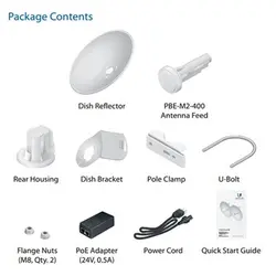 رادیو وایرلس پاوربیم | رادیو وایرلس یوبیکیوتی پاوربیم مدل PowerBeam M2-400