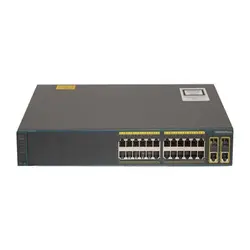 بهترین سوئیچ شبکه سیسکو 24 پورت سری 2960 مدل WS-C2960-24PC-L