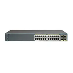 سوئیچ شبکه سیسکو 24 پورت مدل WS-C2960S-24PS-L