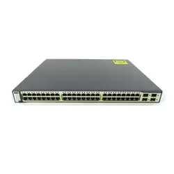 سوئیچ شبکه ارزان | سوئیچ شبکه سیسکو 48 پورت مدل WS-3750G-48TS-S