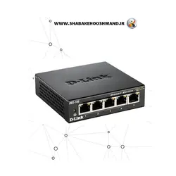 سوئیچ شبکه 5 پورت غیر مدیریتی برند D-LINK مدل DGS-105
