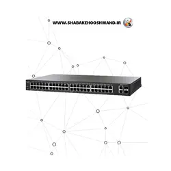 سوئیچ شبکه 52 پورت مدیریتی برند Cisco مدل SG350-52