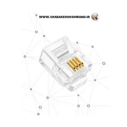 سوکت تلفن سری کانکتور آر-جی-یازده (RJ11) ان پی (NP)