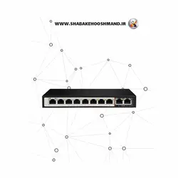 سوئیچ شبکه 10 پورت +PoE برند D-Link مدل DGS-F1010P-E