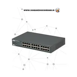 سوئیچ شبکه 24 پورت برند SMC مدل SMC-EZ1024DT