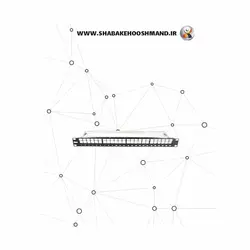 پنل -پچ پنل 24 پورت Cat6 STP برند K-net مدل K-N1129