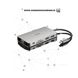هاب 9 پورت USB-C برند D-Link مدل DUB-M910