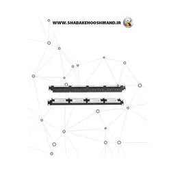 پچ پنل 24 پورت Cat6 UTP برند K-net مدل Cat6 LED UTP
