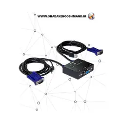 سوئیچ KVM دو پورت برند دی-لینک مدل KVM-221
