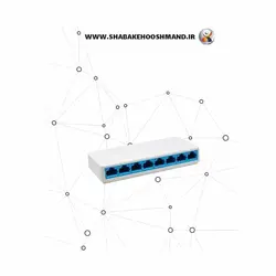 سوئیچ شبکه 8-Port برند Mercusys مدل MS108