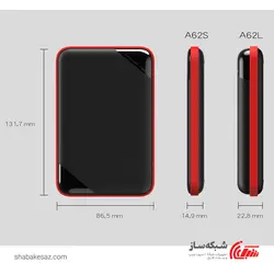 قیمت و خرید هارد اکسترنال سیلیکون پاور Silicon Power Armor A62 ظرفیت 1TB - شبکه ساز