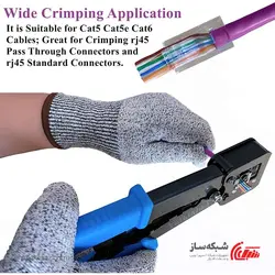 قیمت و خرید آچار میان گذر رپیتون Rapiton RP-C2R پرس سوکت شبکه RJ45 - شبکه ساز