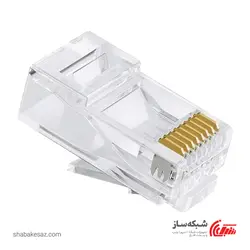 قیمت و خرید سوکت شبکه رپیتون Rapiton RP-MP1-6U پک 100 عددی Rj45 Cat6 UTP - شبکه ساز