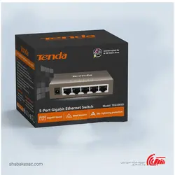 قیمت و خرید سوییچ تندا Tenda TEG1005D دسکتاپ 5 پورت گیگابیت بدنه فلزی - شبکه ساز