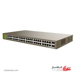 قیمت و خرید سوئیچ شبکه رکمونت تندا Tenda TEG1050F گیگابیت 48 پورت با دو پورت SFP - شبکه ساز