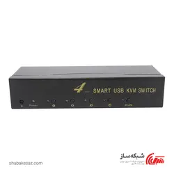 قیمت و خرید کی وی ام سوئیچ VGA فرانت Faranet Kvm fn-k4us با 4 پورت USB - شبکه ساز