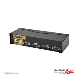 قیمت و خرید کی وی ام سوئیچ VGA فرانت Faranet Kvm fn-k4us با 4 پورت USB - شبکه ساز