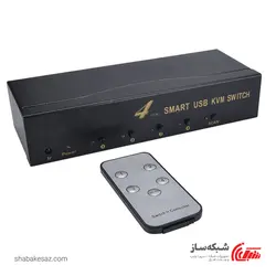 قیمت و خرید کی وی ام سوئیچ VGA فرانت Faranet Kvm fn-k4us با 4 پورت USB - شبکه ساز