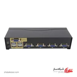 قیمت و خرید کی وی ام سوئیچ VGA فرانت Faranet Kvm fn-k4us با 4 پورت USB - شبکه ساز