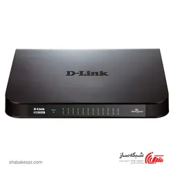 قیمت و خرید سوئیچ شبکه دی لینک D-Link DGS-1024A دسکتاپ 24 پورت 10/100/1000Mbps - شبکه ساز