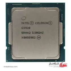 قیمت پردازنده اینتل Intel G5920 tray Celeron سری Comet Lake - شبکه ساز