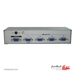 قیمت و خرید اسپلیتر 4 پورت VGA کی نت پلاس K-netplus KPS634 - شبکه ساز