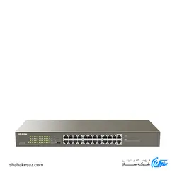 قیمت و خرید سوییچ شبکه آی پی کام IP-Com G1124P گیگابیت 24 پورت PoE رکمونت با ظرفیت 250w - شبکه ساز