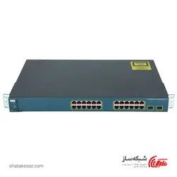 قیمت و خرید سوییچ سیسکو Cisco WS-C3560-24PS-S رکمونت 24 پورت 10/100Mbps با توان POE 370W - شبکه ساز