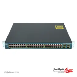 قیمت و خرید سوئیچ سیسکو Cisco WS-C3560-48PS-S رکمونت 48 پورت 10/100Mbps با POE - شبکه ساز