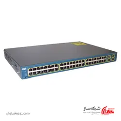 قیمت و خرید سوئیچ سیسکو Cisco WS-C3560-48PS-S رکمونت 48 پورت 10/100Mbps با POE - شبکه ساز