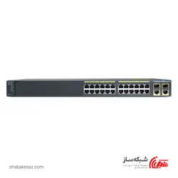 قیمت و خرید سوئیچ سیسکو Cisco WS-C2960-24TC-L رکمونت پورت 10/100Mbps با 2 پورت 10/100/1000Mbps و 2 پورت SFP - شبکه ساز