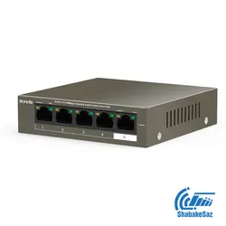 سوییچ شبکه تندا 8 پورت POE 63W با یک پورت آپ لینک TEF1109P-8-63W