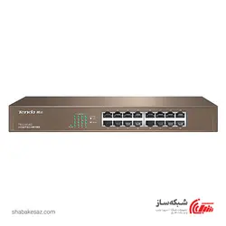 قیمت و خرید سوئیچ شبکه تندا TENDA TEG1016Dدسکتاپ-رکمونت 16 پورت 10/100/1000Mbps - شبکه ساز