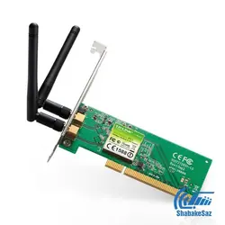 کارت شبکه تی پی لینک TP-Link TL-WN851ND وای فای N300 PCI دو آنتن