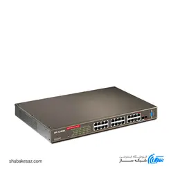 سوییچ آی پی کام IP-Com G3224T رکمونت 24 پورت 10/100/1000Mbps مدیریتی با 2 پورت فبیر