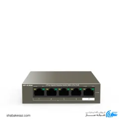 سوییچ آی پی کام IP-COM G1105P دسکتاپ 5 پورت 10/100/1000Mbps با 4 پورت Poe